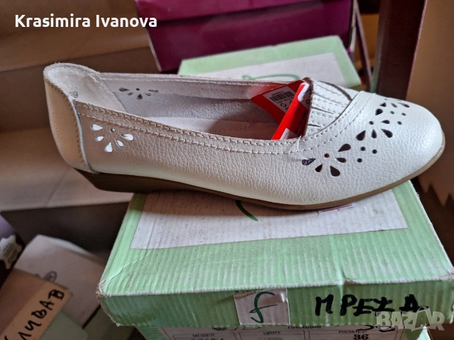 нови обувки Мегияс естествена кожа , снимка 2 - Дамски ежедневни обувки - 54209338