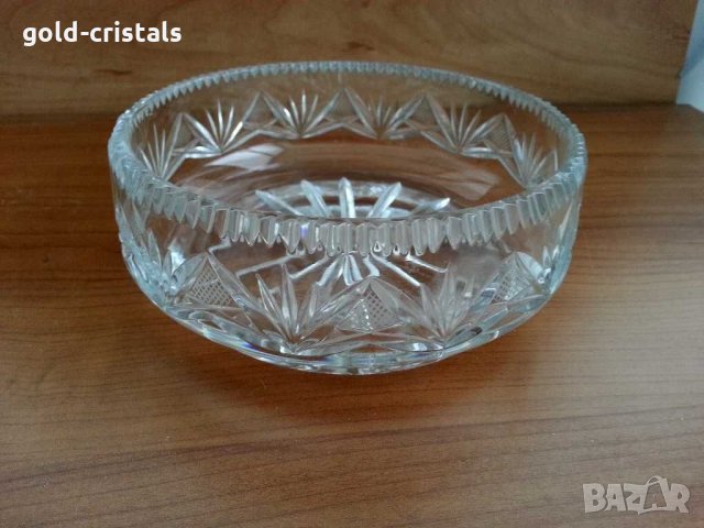  кристална купа фруктиера , снимка 1 - Антикварни и старинни предмети - 29631166