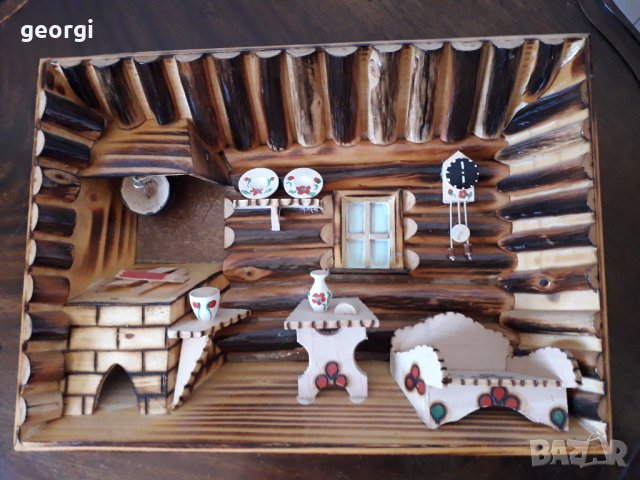 Дървено ретро 3D пано за стена   3/1, снимка 8 - Декорация за дома - 31683558