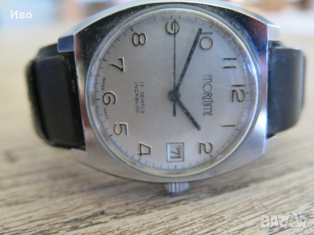 Античен MORETIME 17 JEWELS Механичен SWISS часовник, снимка 2 - Мъжки - 42765047
