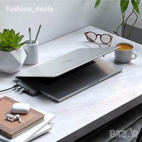 Нов Прозрачен твърд калъф за MacBook Air (M2, 2022) Подарък, снимка 7 - Фолия, протектори - 42309894