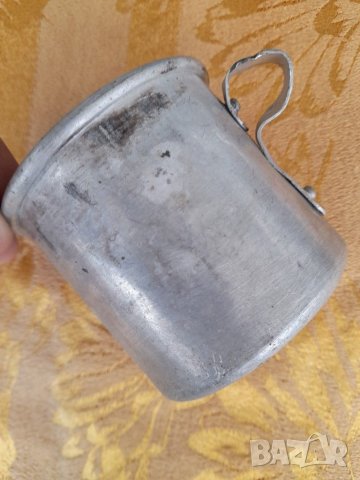 Старо алуминиево канче, снимка 9 - Антикварни и старинни предмети - 40709149