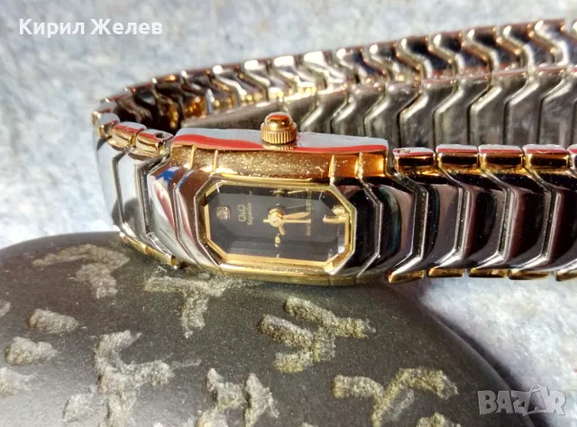 Q&Q SUPERIOR JAPAN MOVT Стилен ПОЗЛАТЕН ЯПОНСКИ ЛУКС МОДЕЛ КВАРЦОВ ЧАСОВНИК Кю и Кю 70291, снимка 6 - Дамски - 48148784