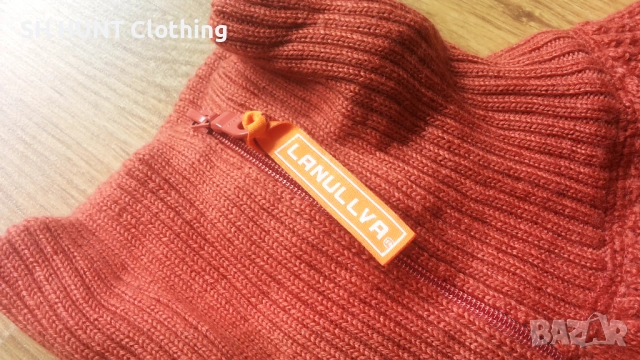 LANULLVA Hustadvika 2.0 Wool Sweater Half Zip 100% Merino Wool размер L / XL термо блуза - 2617, снимка 5 - Пуловери - 54342983