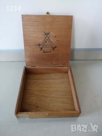 Дървена кутия за пури 20.5 х 21 h 4, снимка 2 - Други - 37347597