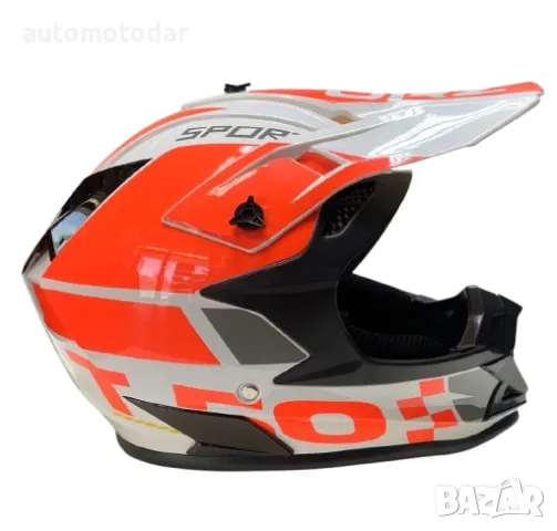 Каска за крос и атв orz, снимка 3 - Аксесоари и консумативи - 35432991