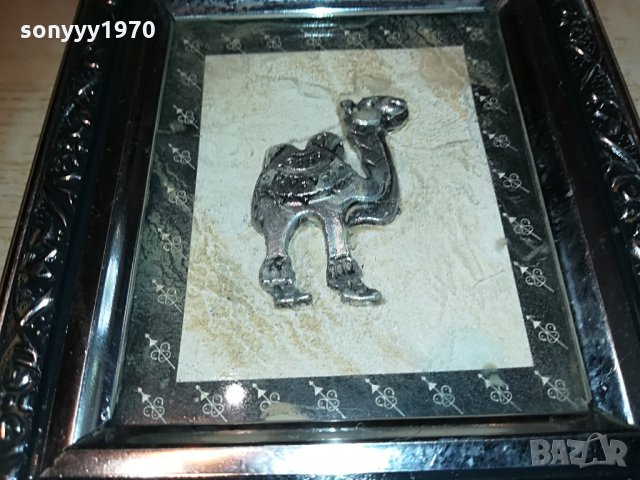 камила-картина-внос франция-14х13см, снимка 7 - Антикварни и старинни предмети - 29709646