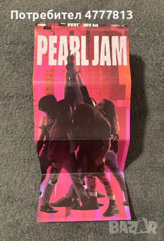 Аудио касета Pearl Jam 10 американска, снимка 3 - Аудио касети - 56483982