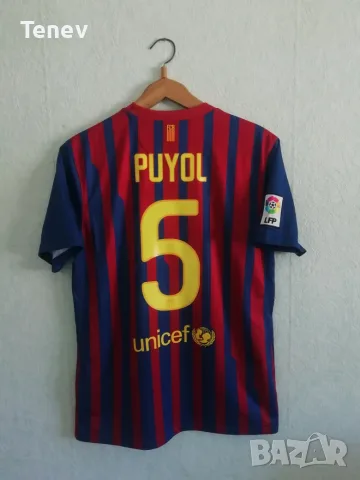 Barcelona Puyol Nike 2011-2012 оригинална тениска фланелка Барселона Пуйол екип 