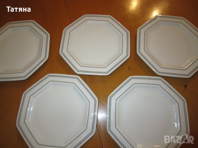 Порцеланови   чинии- MILENIUM ; КВАДРАТНИ И  ШЕСТОЪГЪЛНИ - SAN MARCO    ;kупа - MAXWEL ; , снимка 13 - Сервизи - 22177455