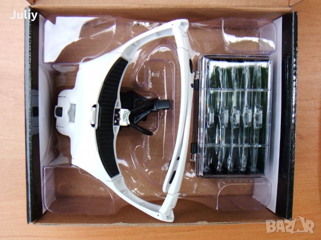 Часовникарски очила с увеличение  х10,х15,х20 и х25 /модел 9892G-3A / , снимка 11 - Други инструменти - 15194866