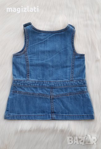 Дънков сукман Мини Маус 3-6 месеца, снимка 3 - Бебешки рокли - 42765707