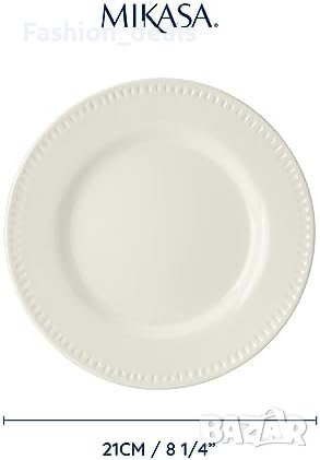 Нов комплект от 4 броя Елегантни Чинии Mikasa Cranborne Дом Подарък, снимка 8 - Други стоки за дома - 42774823