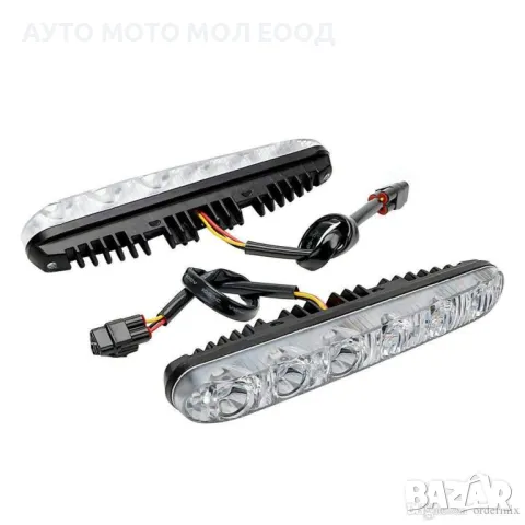 Комплект LED Дневни светлини с лупа 6 диода., снимка 2 - Аксесоари и консумативи - 49805325