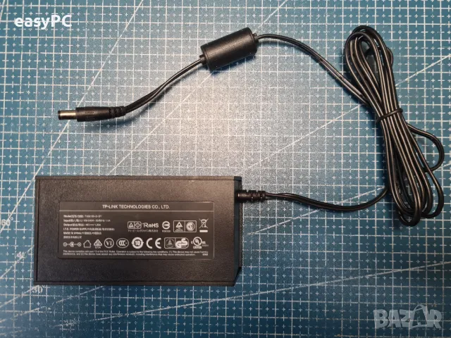 Оригинален захранващ адаптер TP-LINK T480125-2DT 48V 1.25A
