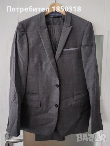 Мъжки костюм 3 части FATHER & SONS, снимка 2 - Костюми - 52134030
