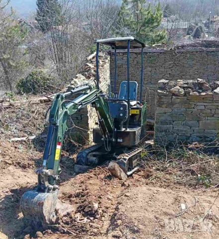 Мини багер + самосвал  Изкопи, дренажи, огради Ловеч/Троян и селата в региона