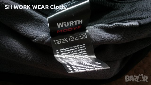 WURTH MODYF M456239 Anthracite Performance Fleece Jacket размер L работна горница W4-70, снимка 18 - Суичъри - 42855686