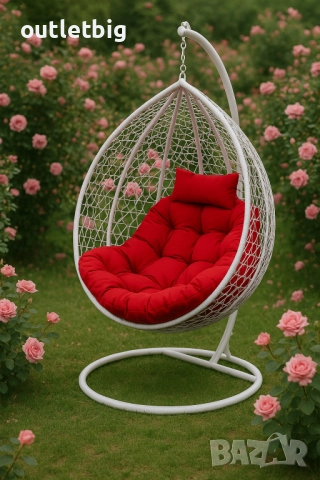 Градинска висяща люлка тип гнездо,яйце–Промоция!