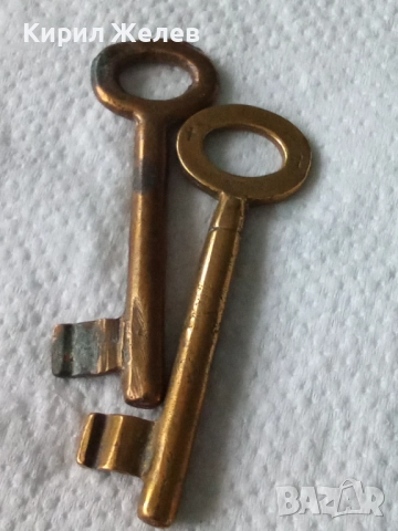 Два стари ключа 52877, снимка 3 - Антикварни и старинни предмети - 52891225