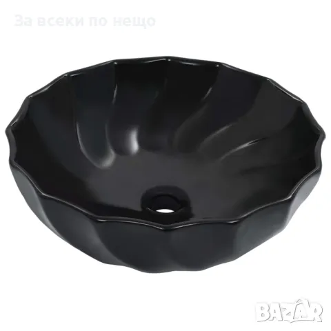 Мивка, 46x17 см, Керамична, Черна Код P556, снимка 3 - Мивки - 50425188