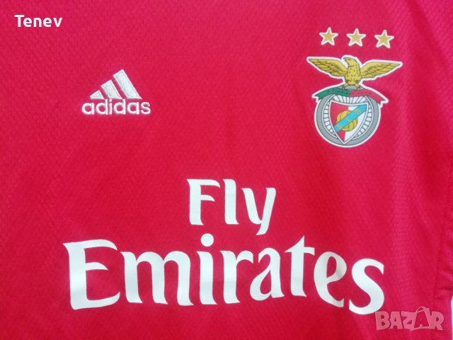 Benfica Adidas оригинална нова детска тениска фланелка Бенфика 9-10 - 140cm, снимка 3 - Детски тениски и потници - 42261909