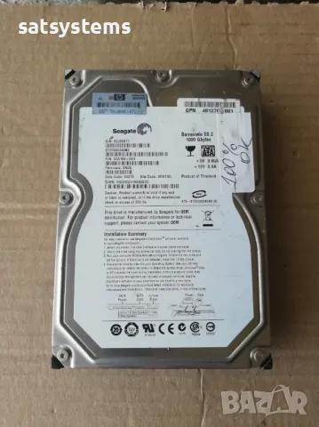 Хард диск Seagate Barracuda ES.2 1000GB ST31000340NS SATA 3.0Gb/s, снимка 3 - Твърди дискове - 47972482