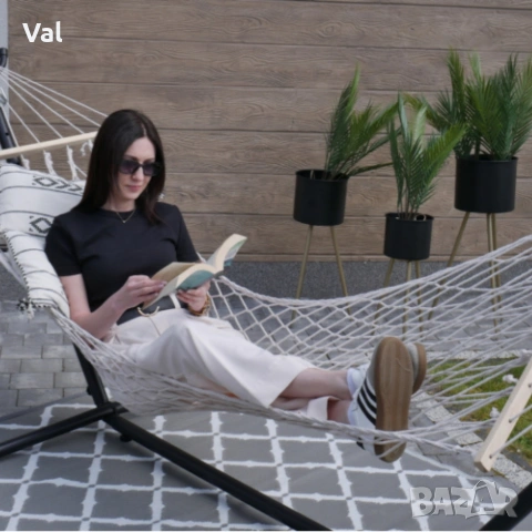 Въжен хамак - идеален кът за релакс