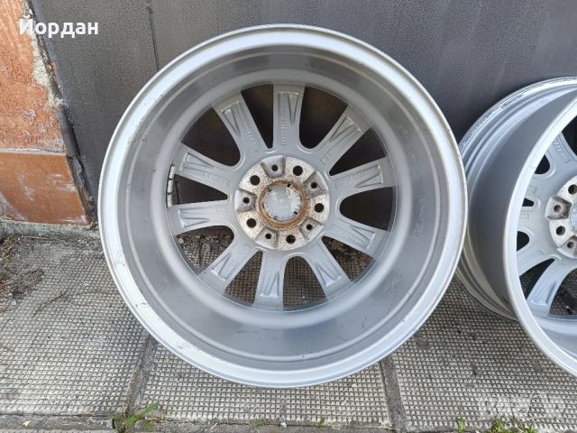 ОРИГИНАЛНИ джанти 17 ' цола 5x120 BMW / БМВ ЕТ30 8J + датчици F10 F11 E90 E91, снимка 16 - Гуми и джанти - 54221646