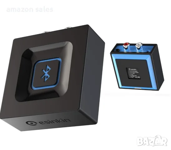 Безжичен Bluetooth аудио приемник Esinkin за стрийминг на музика, снимка 8 - Bluetooth тонколони - 56260234
