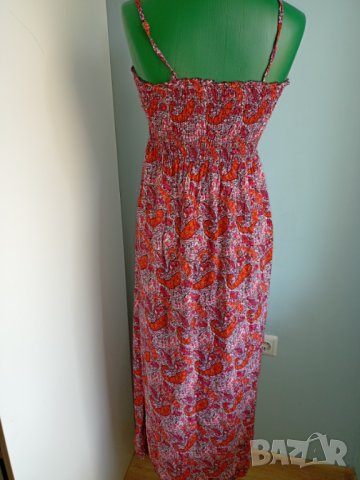 Дълга рокля с ластик стандартен размер, снимка 2 - Рокли - 37071994