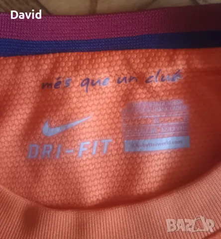 Оригинална детско-юношеска резервна фланелка на Барселона 12/13, снимка 5 - Футбол - 50420531