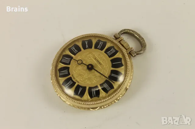 Швейцарски Дамски Джобен Часовник LIMAT Механичен, снимка 5 - Антикварни и старинни предмети - 47503944