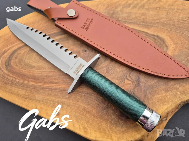 Нож за оцеляване RAMBO First Blood, снимка 6 - Ножове - 56226665