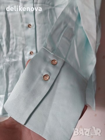 KAREN MILLEN. Size L 100% Коприна , снимка 4 - Ризи - 42363871