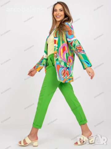 Ликвидация! Дамско цветно сако (блейзър) - Доставка 24 часа , снимка 4 - Сака - 42506998