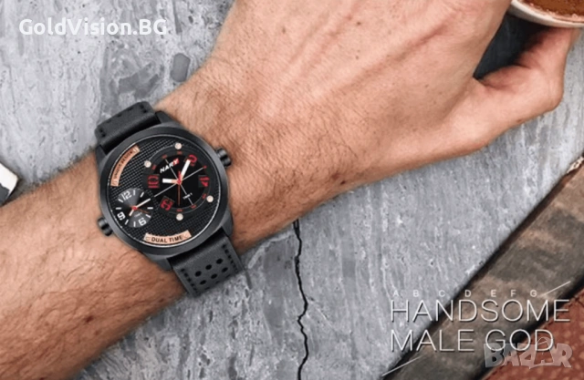 Мъжки часовник – NARY + ПОДАРЪК, снимка 2 - Мъжки - 53206576