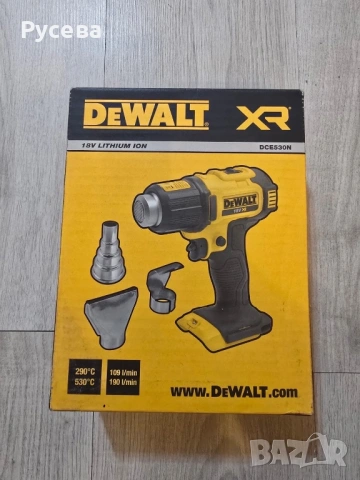 Aкумулаторен пистолет за горещ въздух Dewalt DCE530N