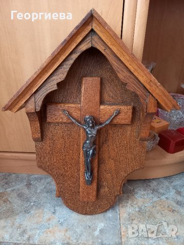 Дървено пано с Исус Христос 