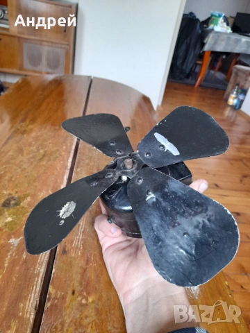 Стар вентилатор за калорифер Елпром БВ-25, снимка 5 - Антикварни и старинни предмети - 54138519