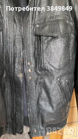 Pepe Jeans L кожено яке, снимка 4 - Якета - 45482629