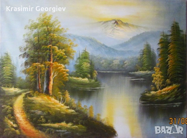 -20 % Картини репродукции на световно известни художници с маслени бои върху платно, снимка 11 - Картини - 47916144