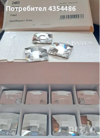 Оригинални Swarovski кристали за декорация и лепене, 25 мм, снимка 4 - Декорация за дома - 53993612