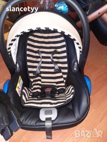 Бебешка количка 3 в 1 Dada Paradiso Stars gold, снимка 8 - Детски колички - 37275154