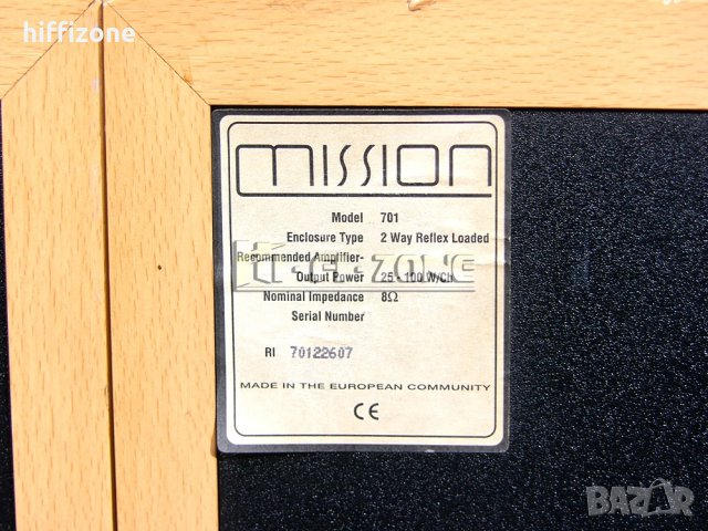 ТОНКОЛОНИ Mission model 701, снимка 9 - Тонколони - 38996111