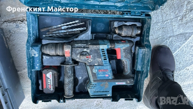 Акумулаторен перфоратор Bosch GBH 18V-26 F (пълен комплект)