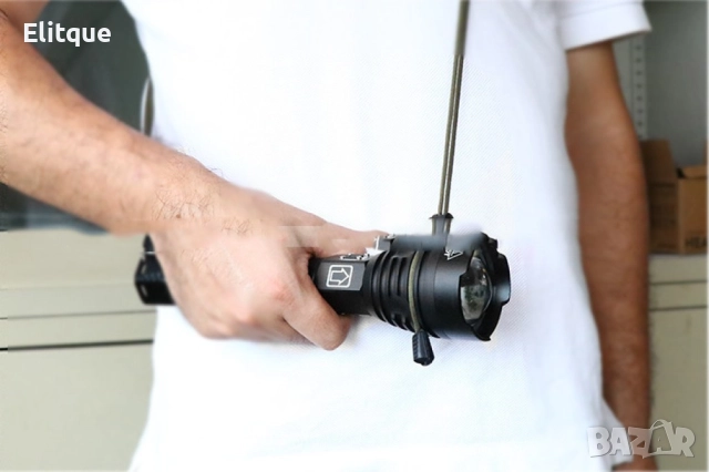 Портативен здрав фенер с ярка светлина, лампа  XHP90, снимка 6 - Други - 52805948