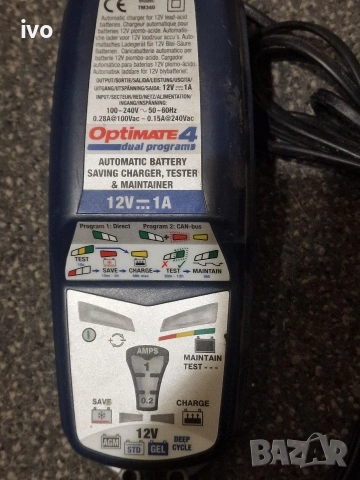автоматично зарядно устройство, тестер и поддържащо устройство за 12V