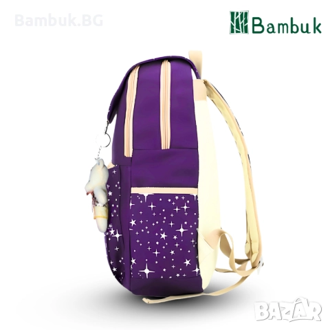 Комплект раница ,,Звезди с мече”, снимка 4 - Раници - 52572170