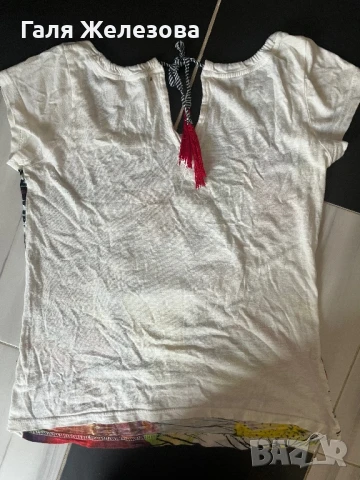 Desigual-дамска тениска, снимка 3 - Тениски - 51427546